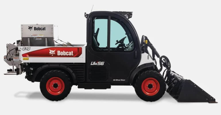 Bobcat UW56 with Salt Spreader