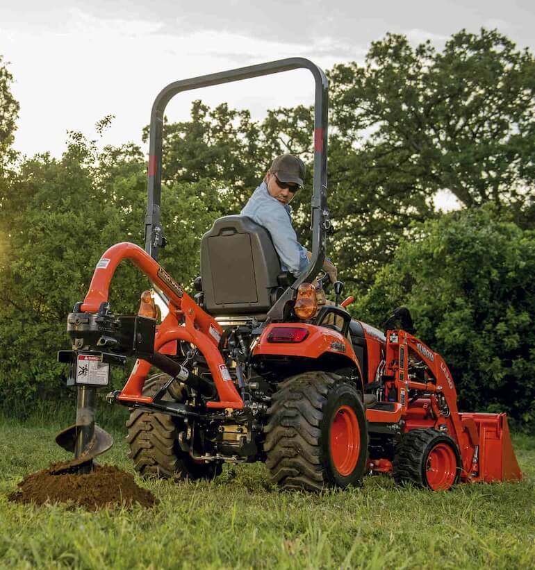 3-Point Post Hole Digger for Compact Tractors