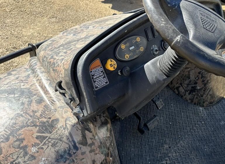 Cub Cadet 431 Big Country 4x2 UTV Dashboard