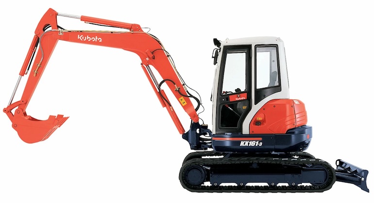 Kubota KX161-3 Compact Excavator Specs