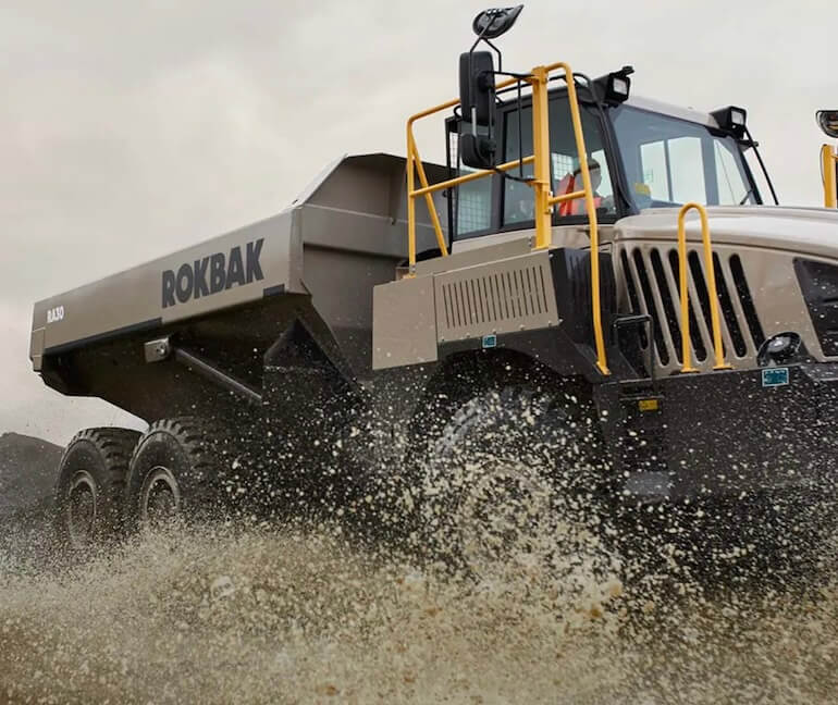 Rokbak RA30 Articulated Hauler Specs